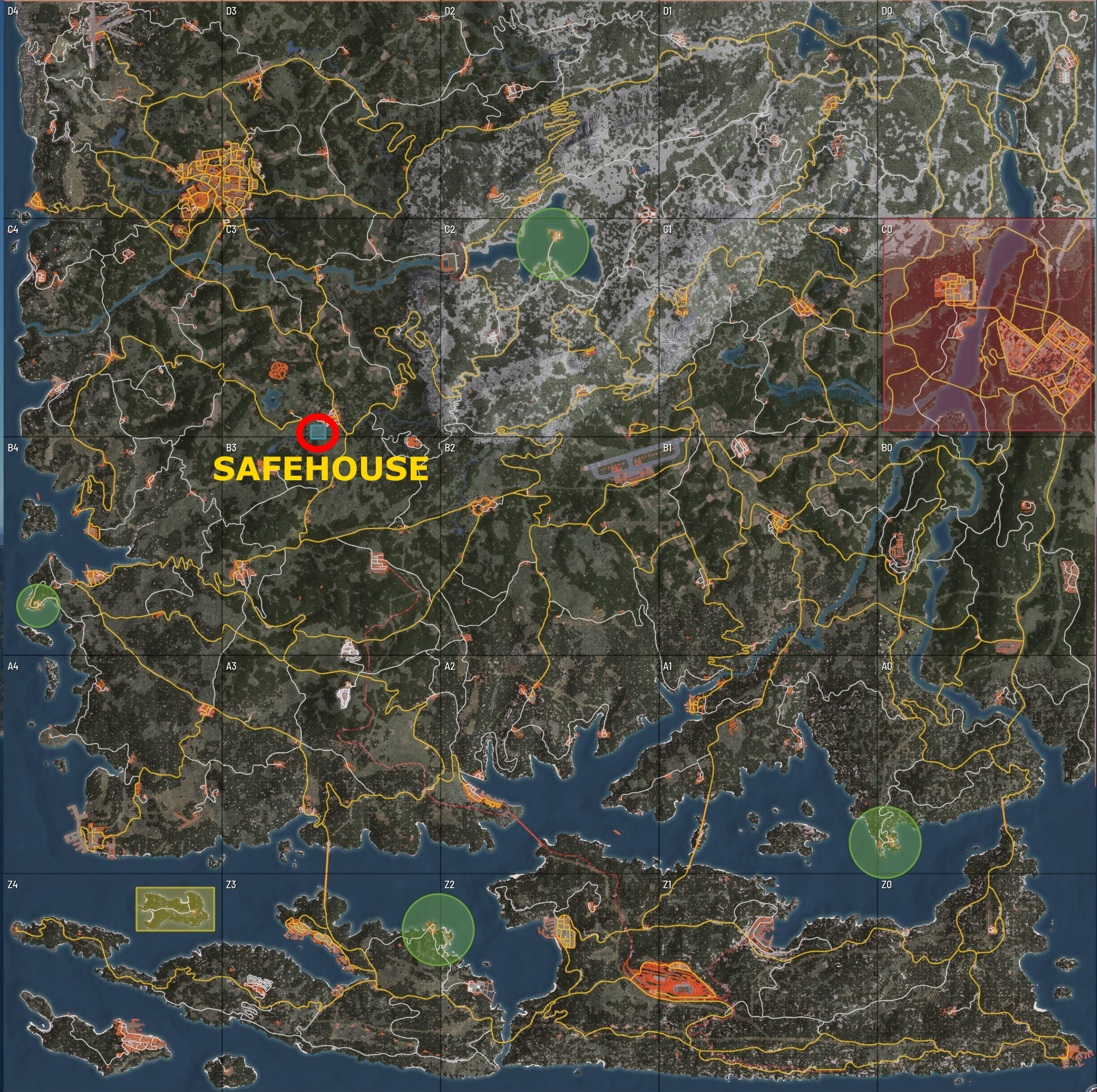 Safehouse-Markierung auf der Map